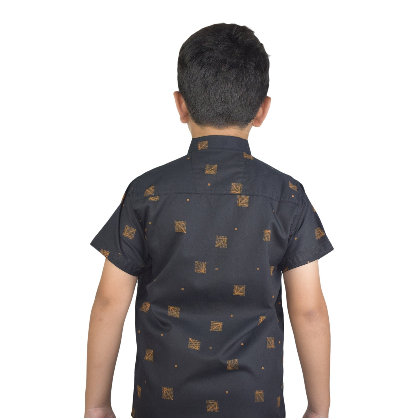 Boys Black Casual Shirt | Smart Everyday Wear by Kidzaar
