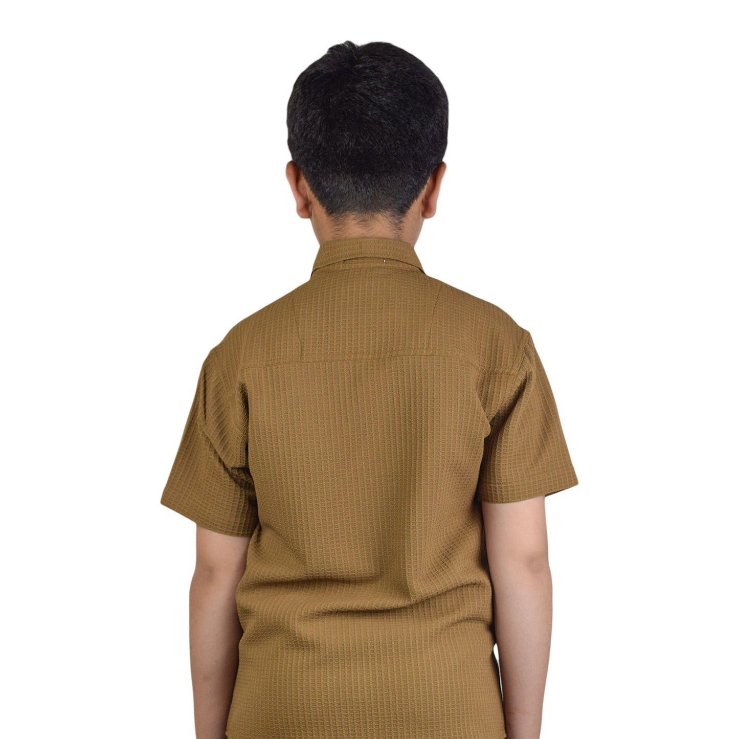 Boys Casual Shirt | Black and Brown Variants by Kidzaar