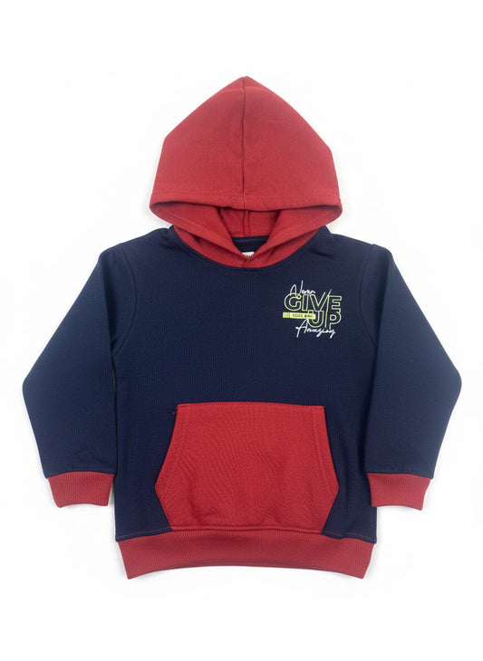 Boys Red & Blue Cozy Hoodie