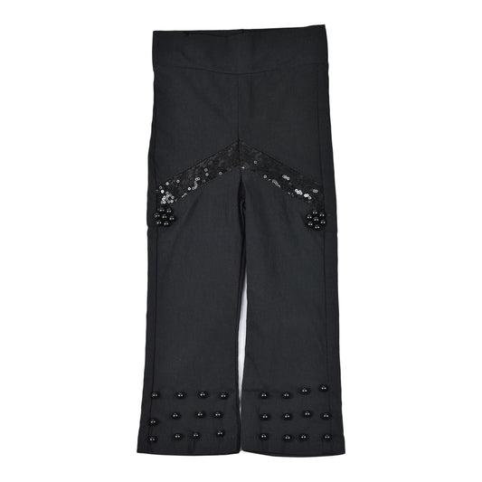Girls Pearl & Sequin Embellished Trouser