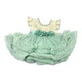 Baby Girl Frock in Cream & Pista Green