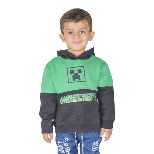 Baby Boys Hoodies in Green & Black Premium Fleece Stuff