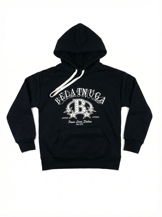 Black Graphic Hoodie | Premium Streetwear Pullover