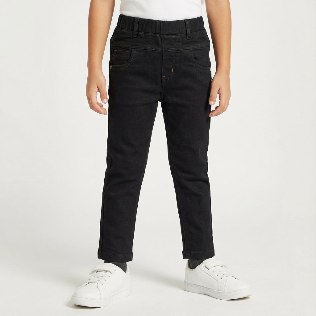 Boys Black Denim Jeans – Classic & Comfortable Everyday Wear