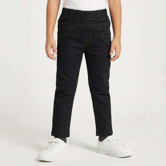 Boys Black Denim Jeans – Classic & Comfortable Everyday Wear