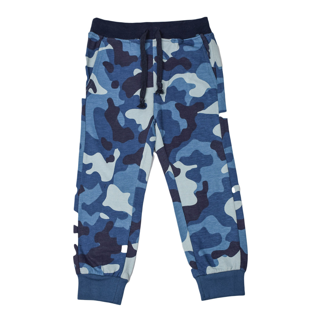 Boys Blue Camouflage Winter Trouser: Trendy & Comfortable Jogger Pants