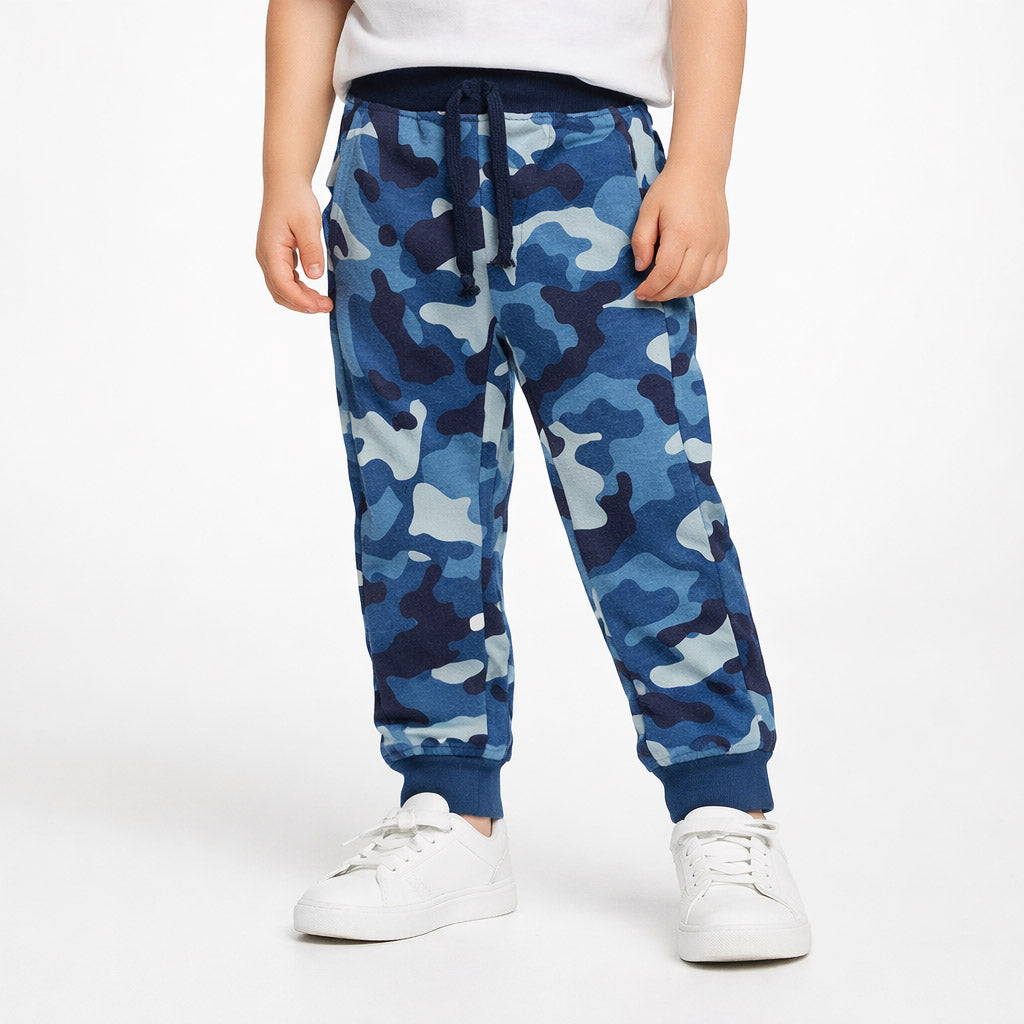 Boys Blue Camouflage Winter Trouser: Trendy & Comfortable Jogger Pants