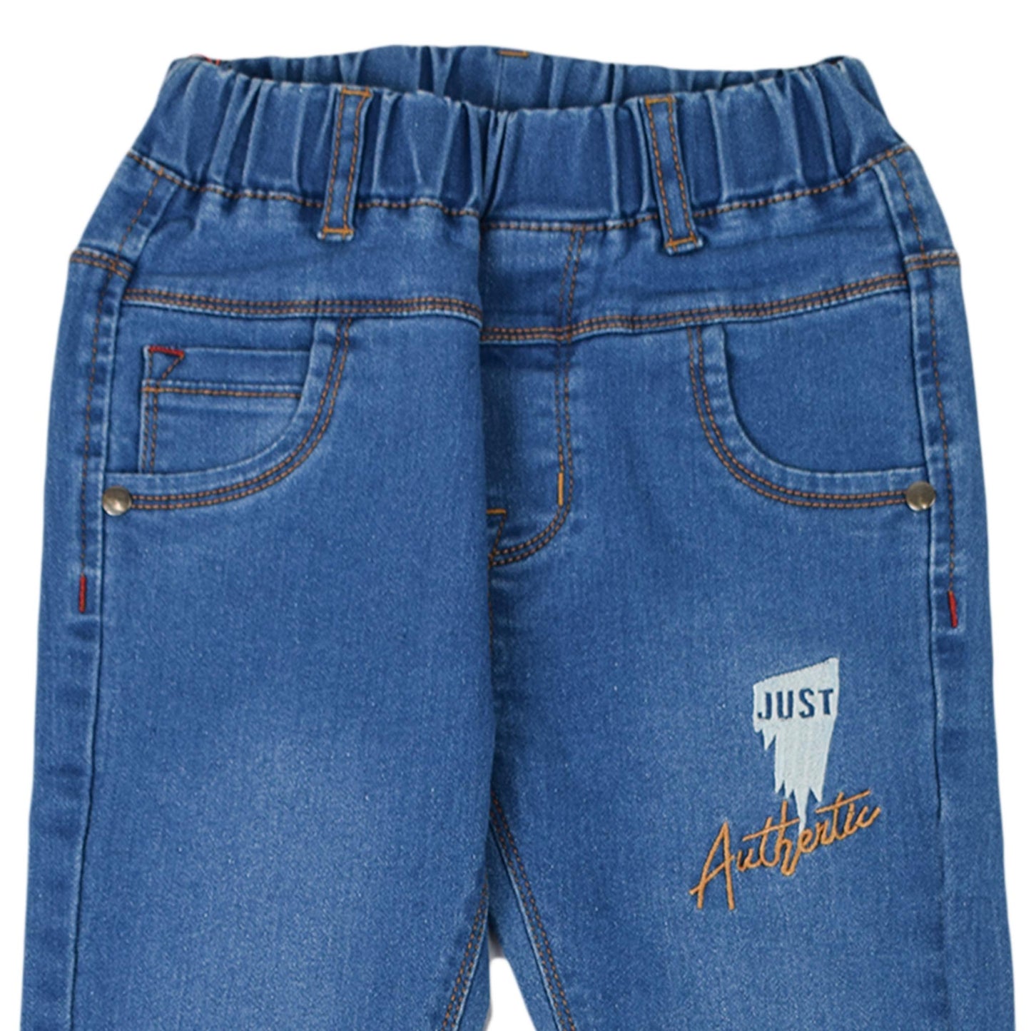 Boys Blue & Grey Denim Jeans – Stylish & Comfortable Jeans