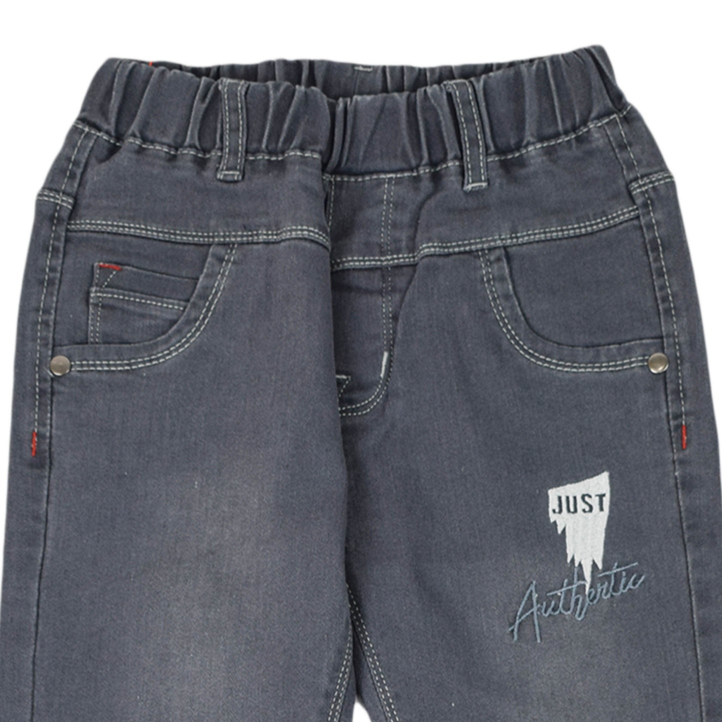 Boys Blue & Grey Denim Jeans – Stylish & Comfortable Jeans