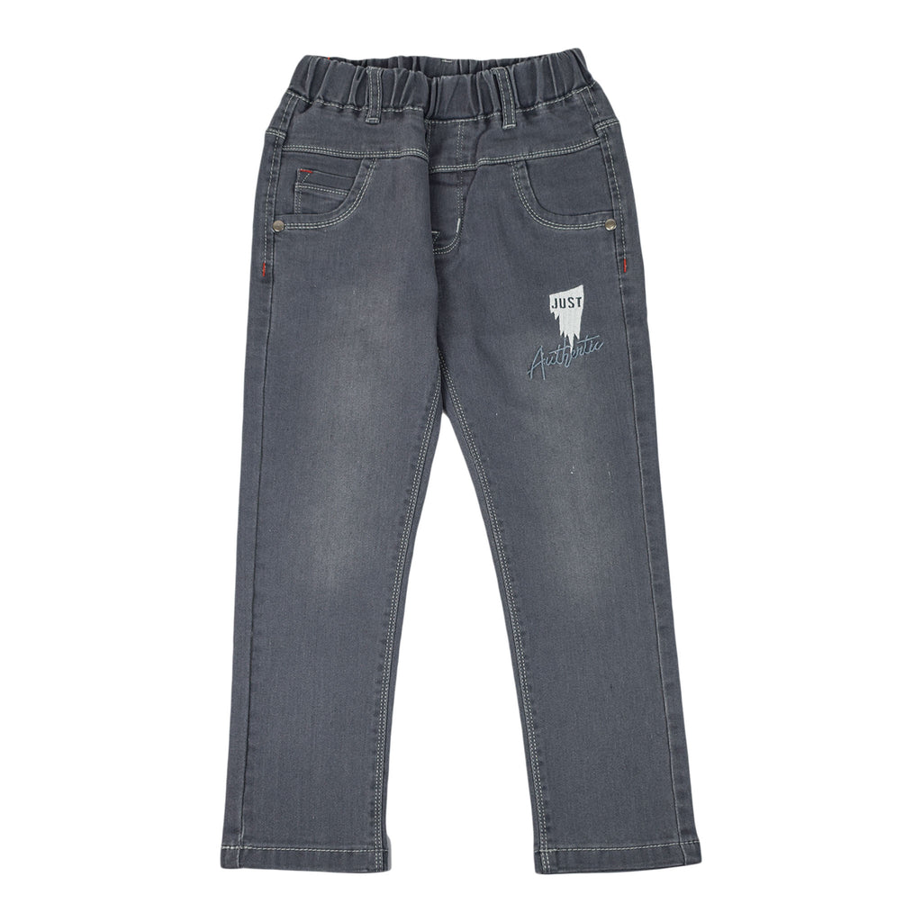 Boys Blue & Grey Denim Jeans – Stylish & Comfortable Jeans
