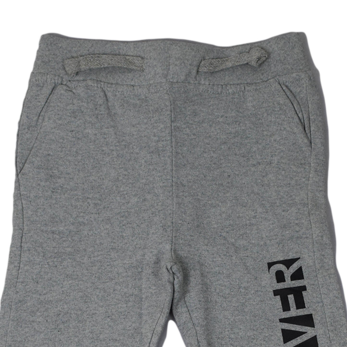 Boys Grey Winter Trouser with “Forever” Print – Warm & Stylish Bottoms for Kids