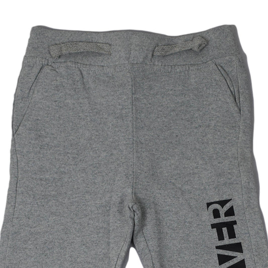 Boys Grey Winter Trouser with “Forever” Print – Warm & Stylish Bottoms for Kids
