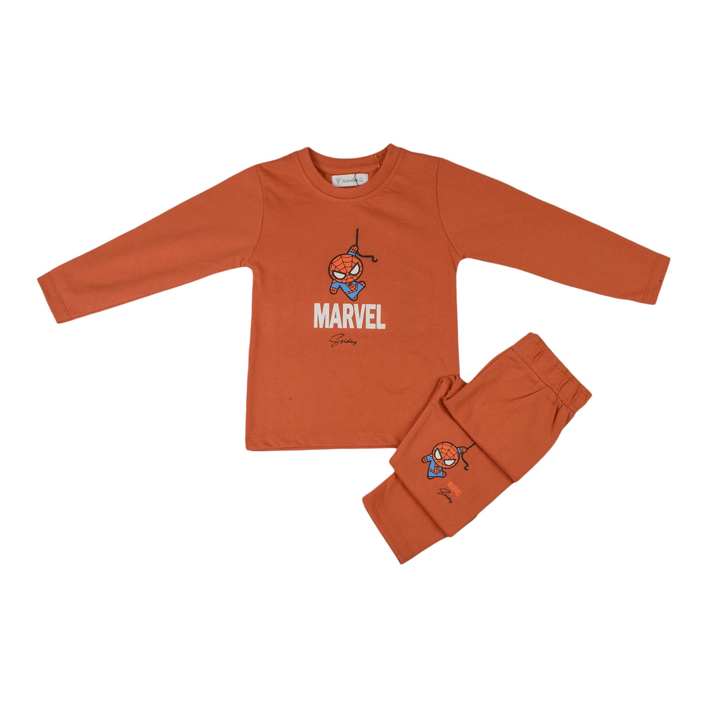 Boys Marvel Spider-Man Terry Jersey Suit – Mustard Orange