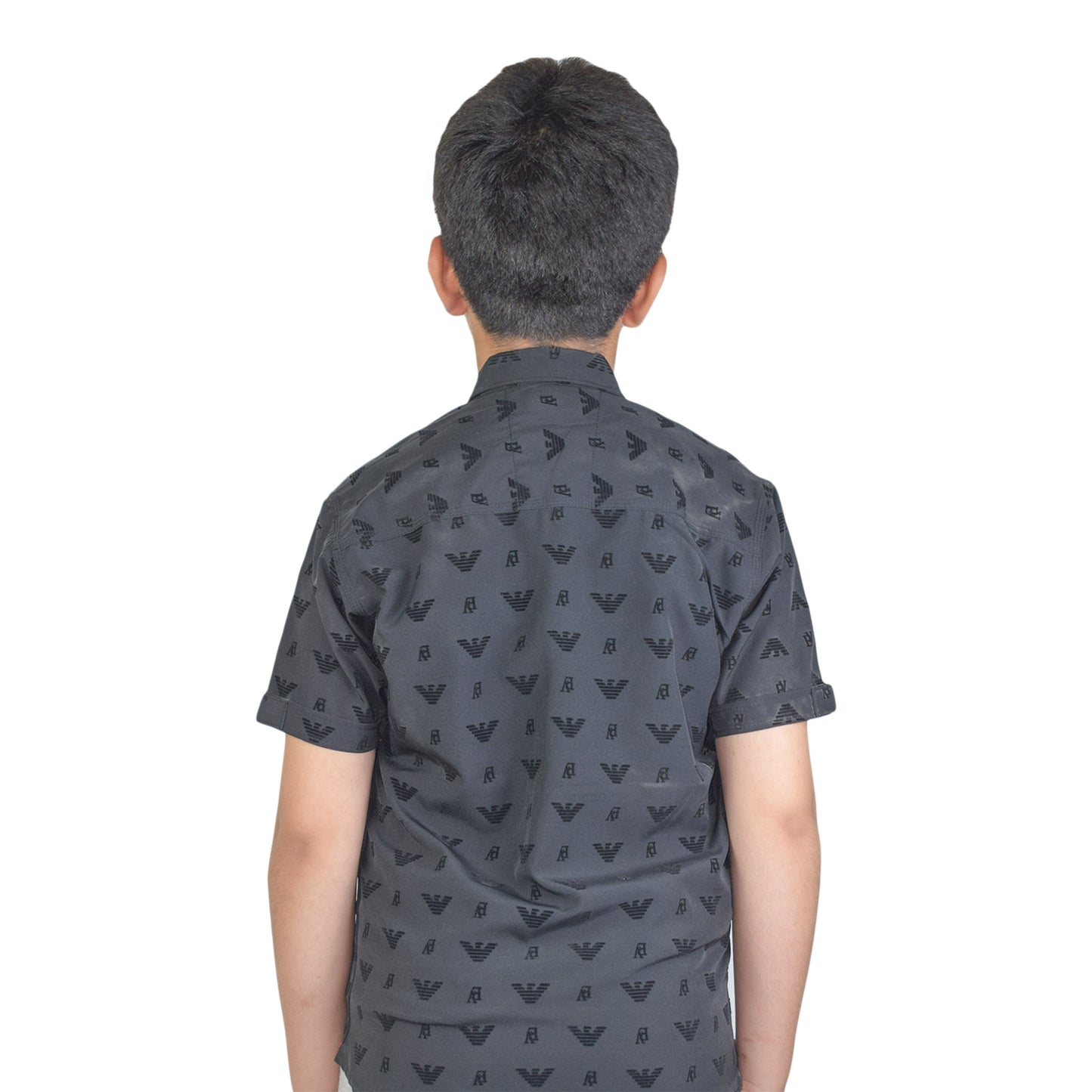 Boys Printed Casual Shirt | Brown, Red & Black Variants by Kidzaar