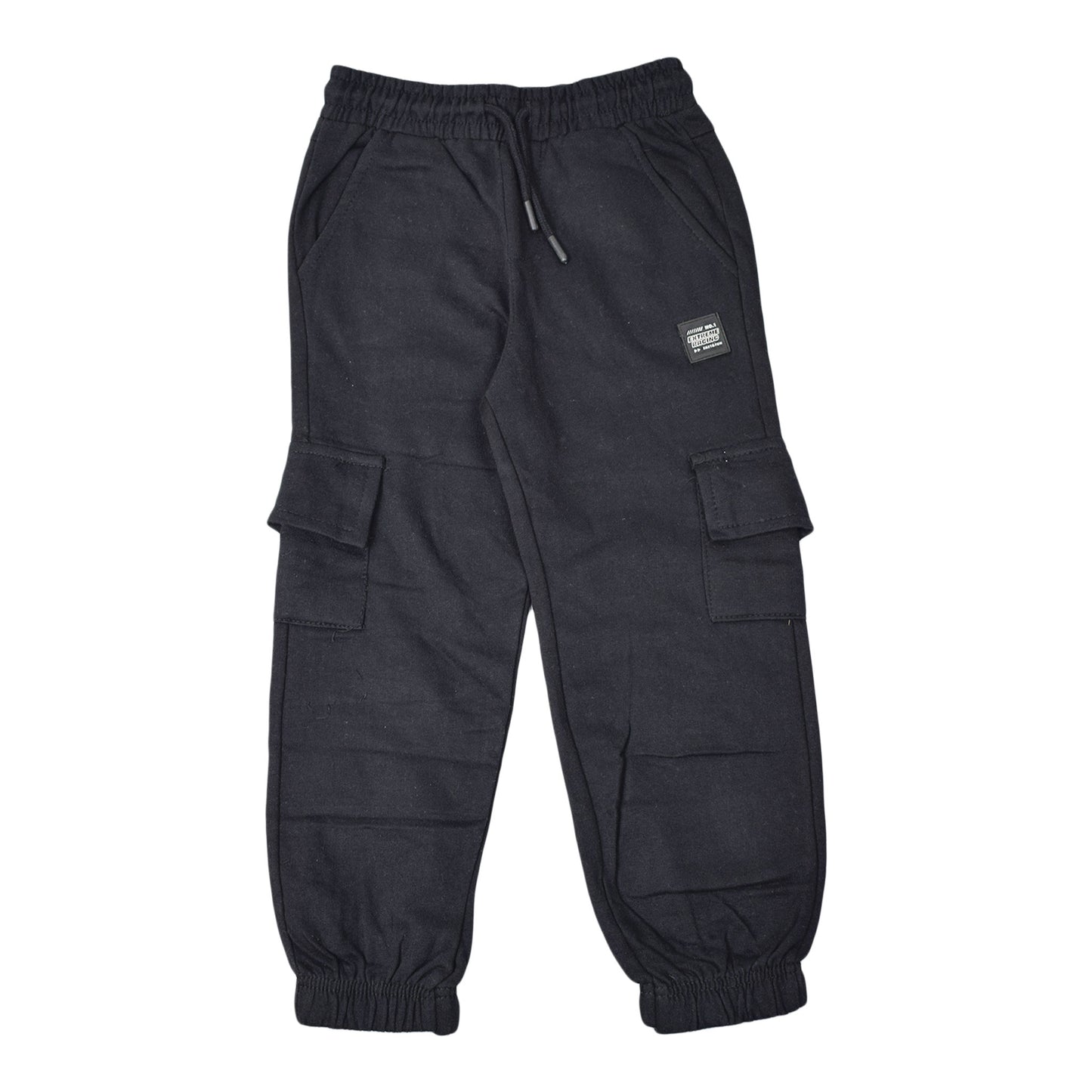 Boys Winter Black Jogger Trouser With pockets