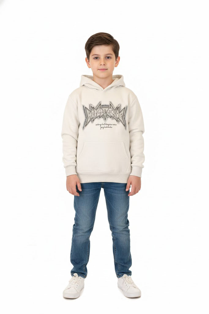 Cream Graphic Hoodie | Premium Streetwear Pullover