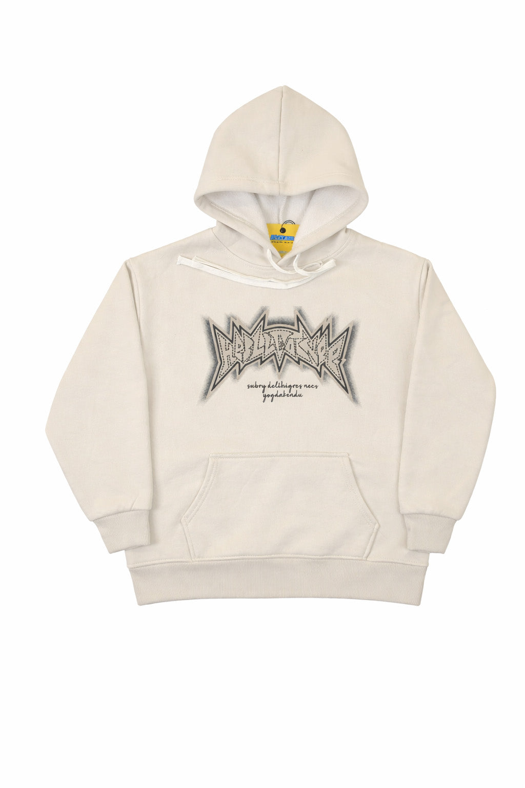 Cream Graphic Hoodie | Premium Streetwear Pullover