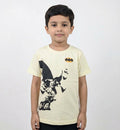 Kids Superhero Bat Graphic T‑Shirt | Short Sleeve Crew Neck Cartoon Tee