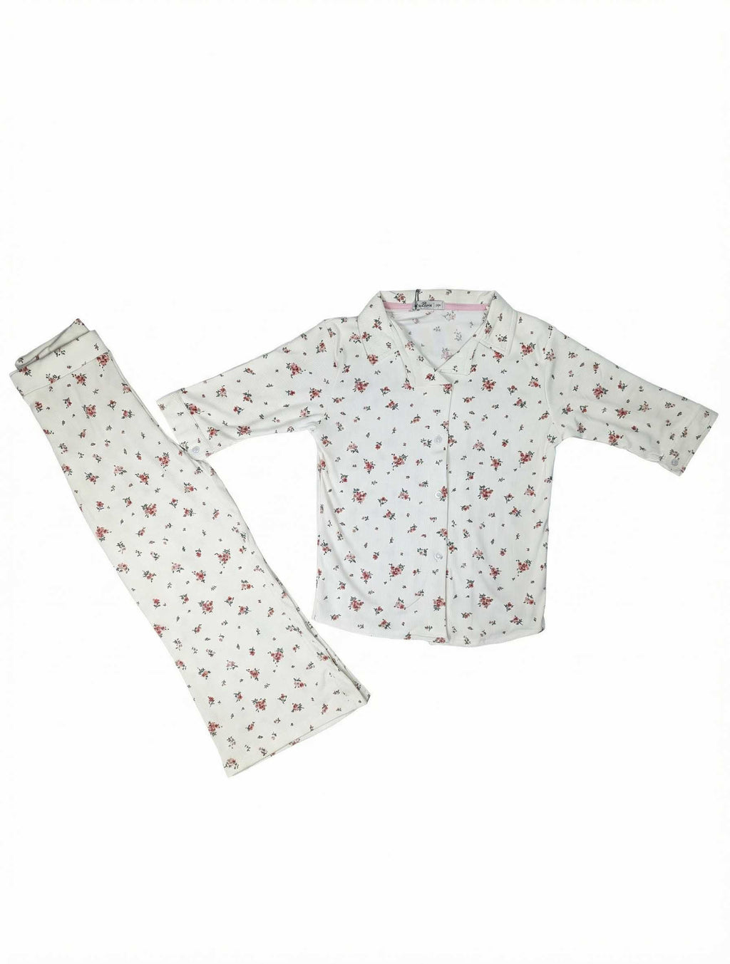 Kids Printed Button-Down Pajama Set (2-Piece Shirt & Pants)