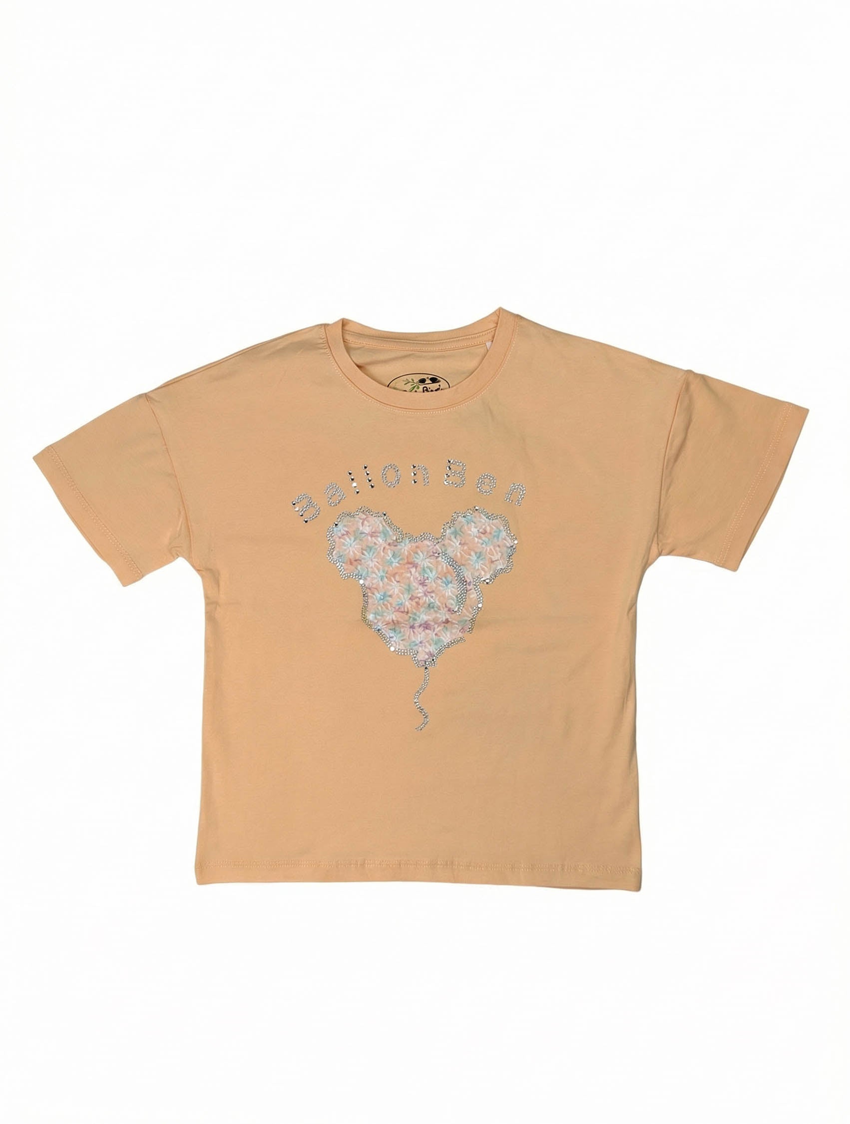 Girls Ruffle Sleeve Graphic T-Shirt | Casual Top