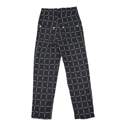 Girls Black Printed Bottoms: Stylish & Comfortable Cotton Trousers