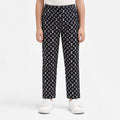Girls Black Printed Bottoms: Stylish & Comfortable Cotton Trousers