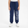 Girls Winter Blue Trouser with “Creative” Print and Adjustable String