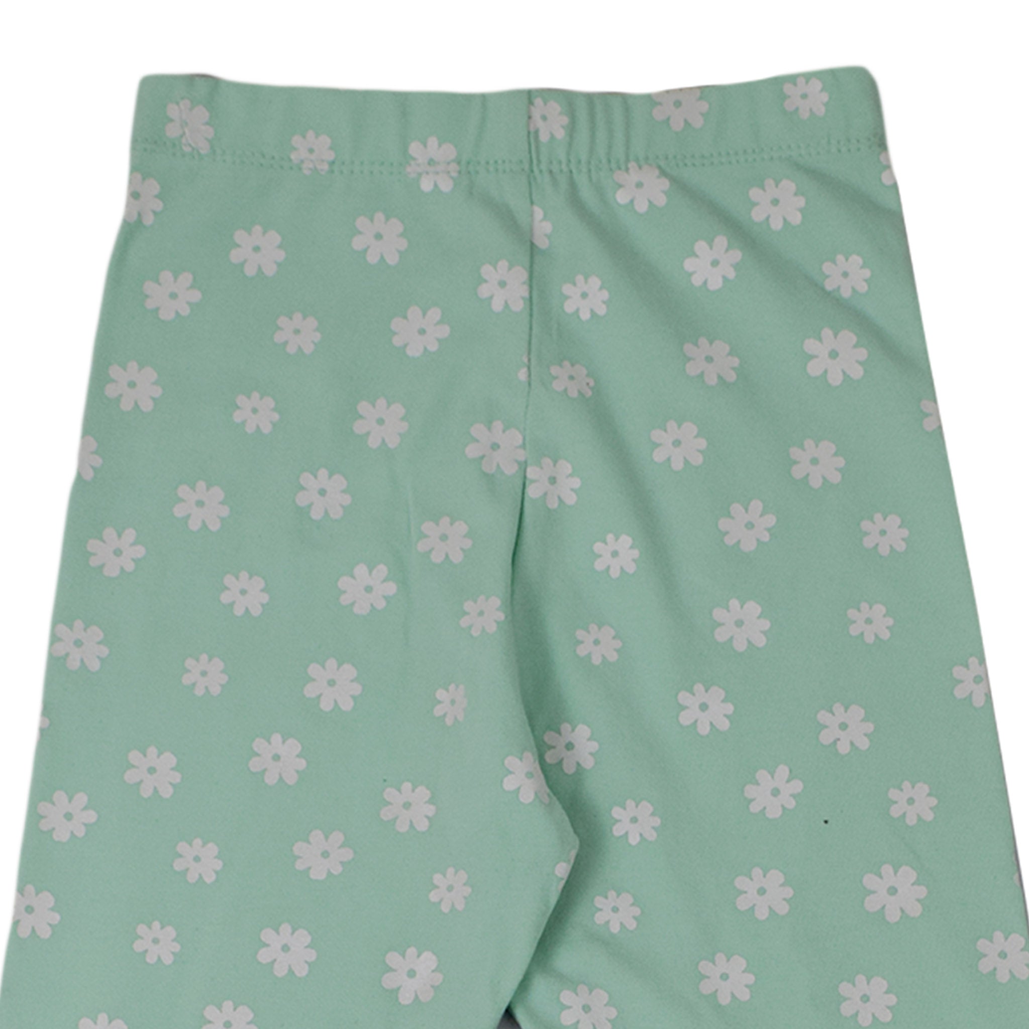 Girls Heart Print Cotton Leggings – Soft & Stretchy Bottoms