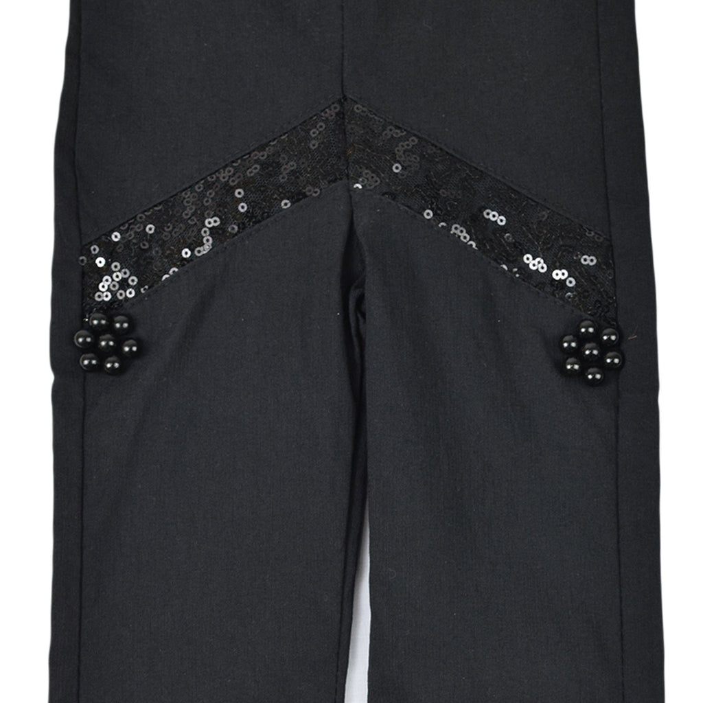 Girls Pearl & Sequin Embellished Trouser
