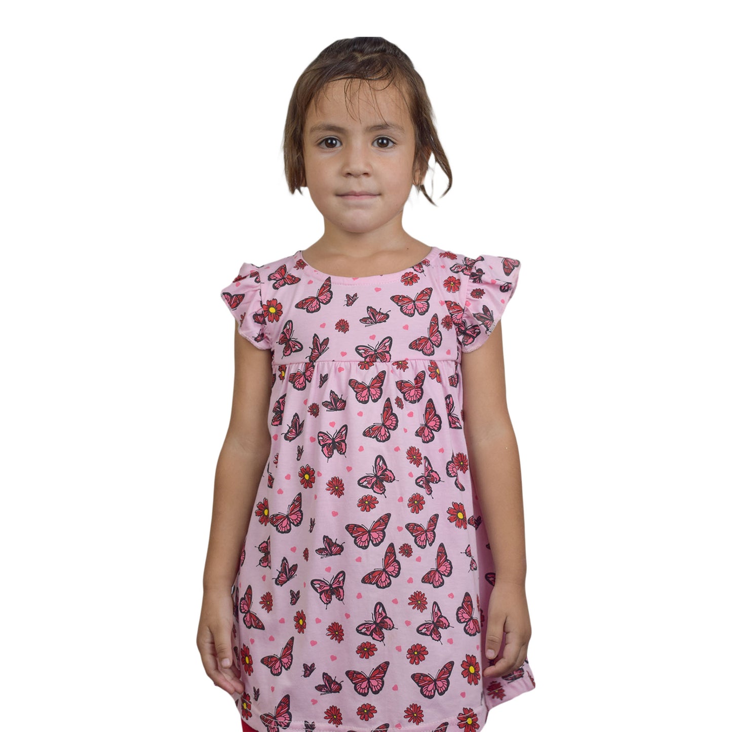 Girls Pink Butterfly Top – Soft, Stylish & Full of Charm