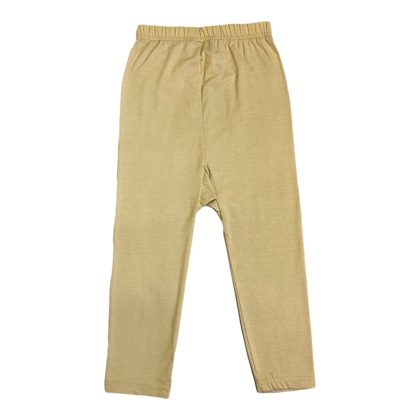 Girls Plain Cream Legging| perfect for casual and daily wear