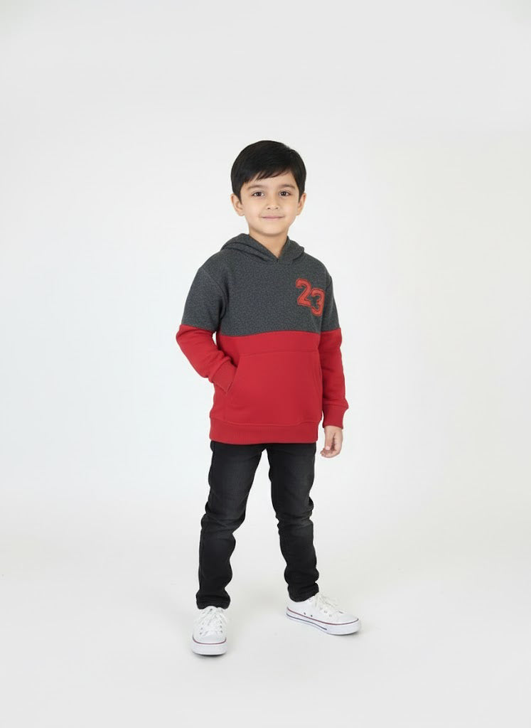 Boys Comfortable and Stylish Hoodie in Fleece