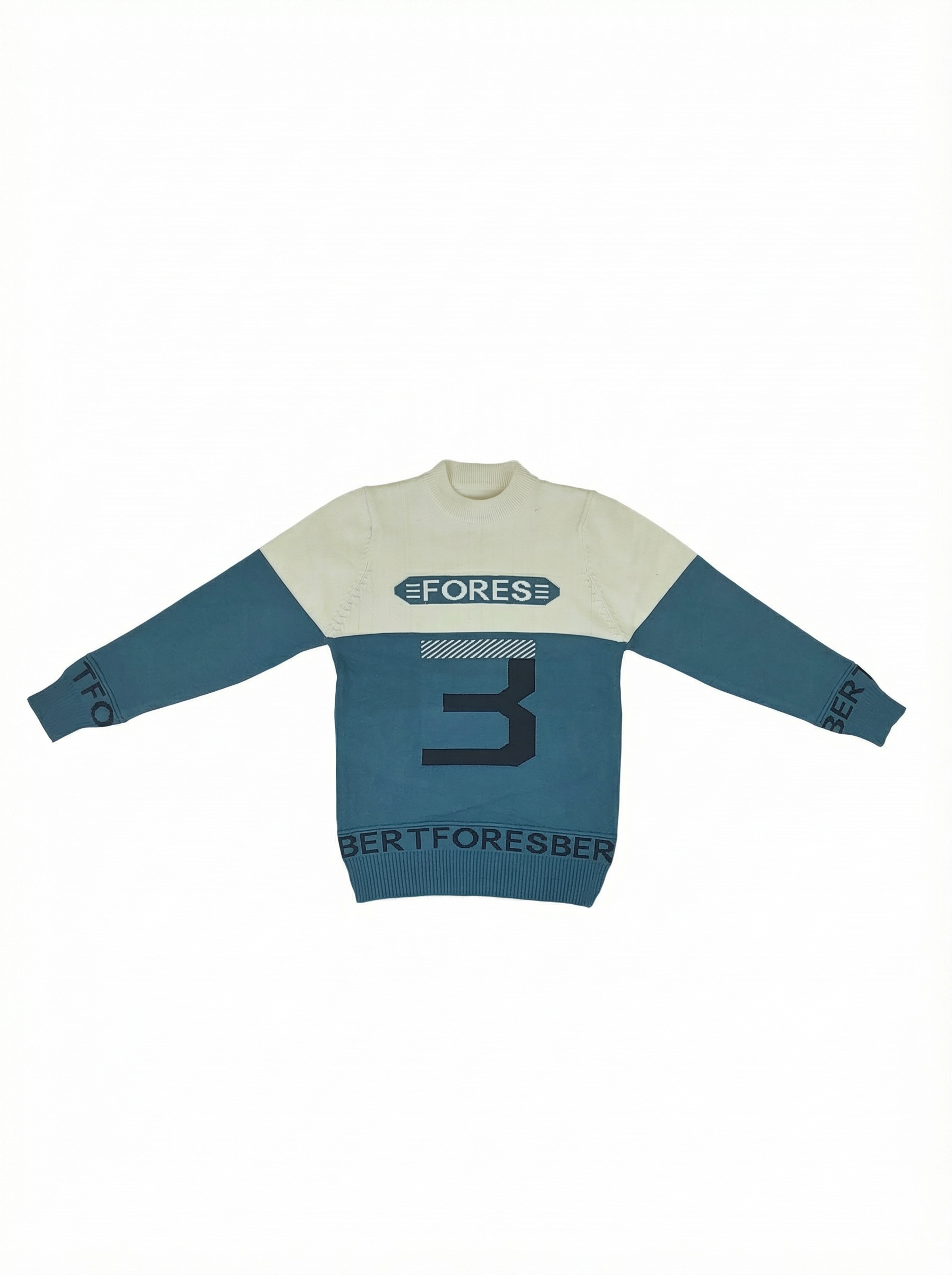 Kids Color Block Sweater | Winter Knit Pullover