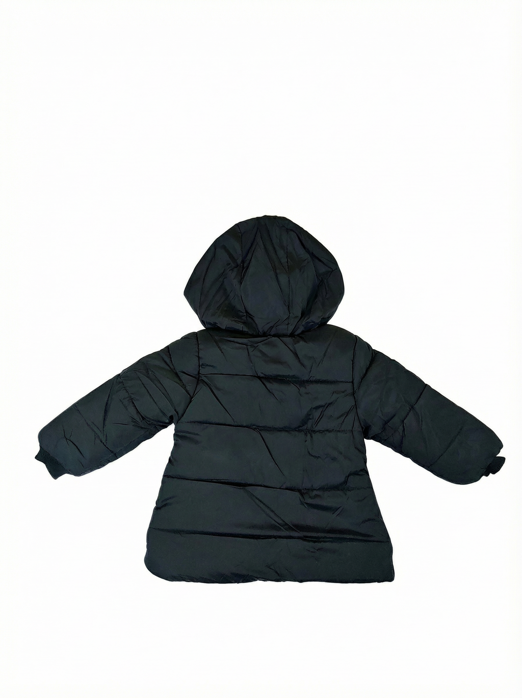 Black Puffer Girls Winter Coat for | Warm & Lightweight