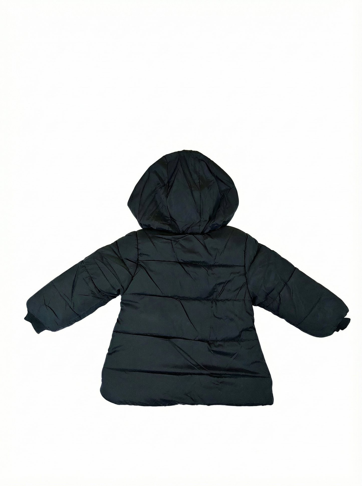 Black Puffer Girls Winter Coat for | Warm & Lightweight