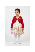 Girls Fancy Frock with Matching Coat | Elegant Party Wear
