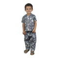 Kids Co-Ord Set – Gray Football Print | KidZaar