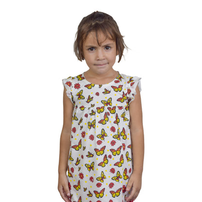 Girls Pink Butterfly Top – Soft, Stylish & Full of Charm