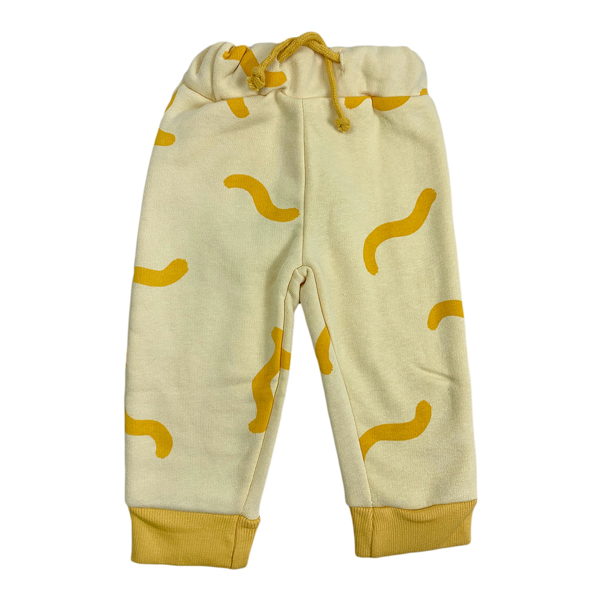 Kids Winter Fleece Trousers – Yellowish Cream