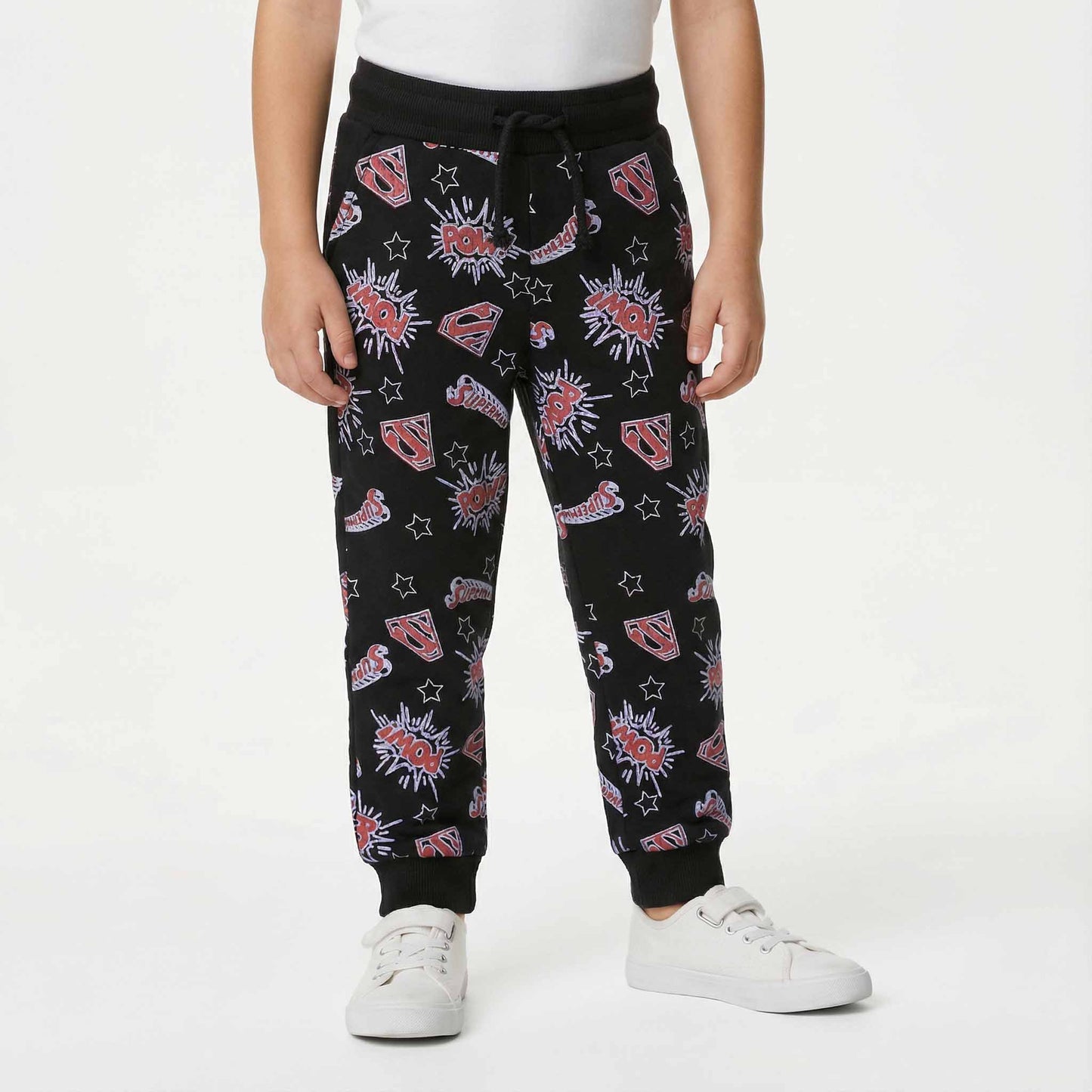 Boys Winter Fleece Trousers – Superman “POW” Design