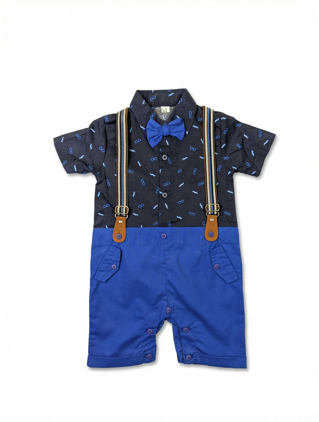 Blue and Yellow  Suspenders suits | Kidzaar