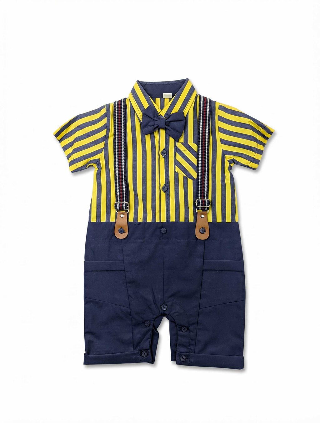 Blue and Yellow  Suspenders suits | Kidzaar