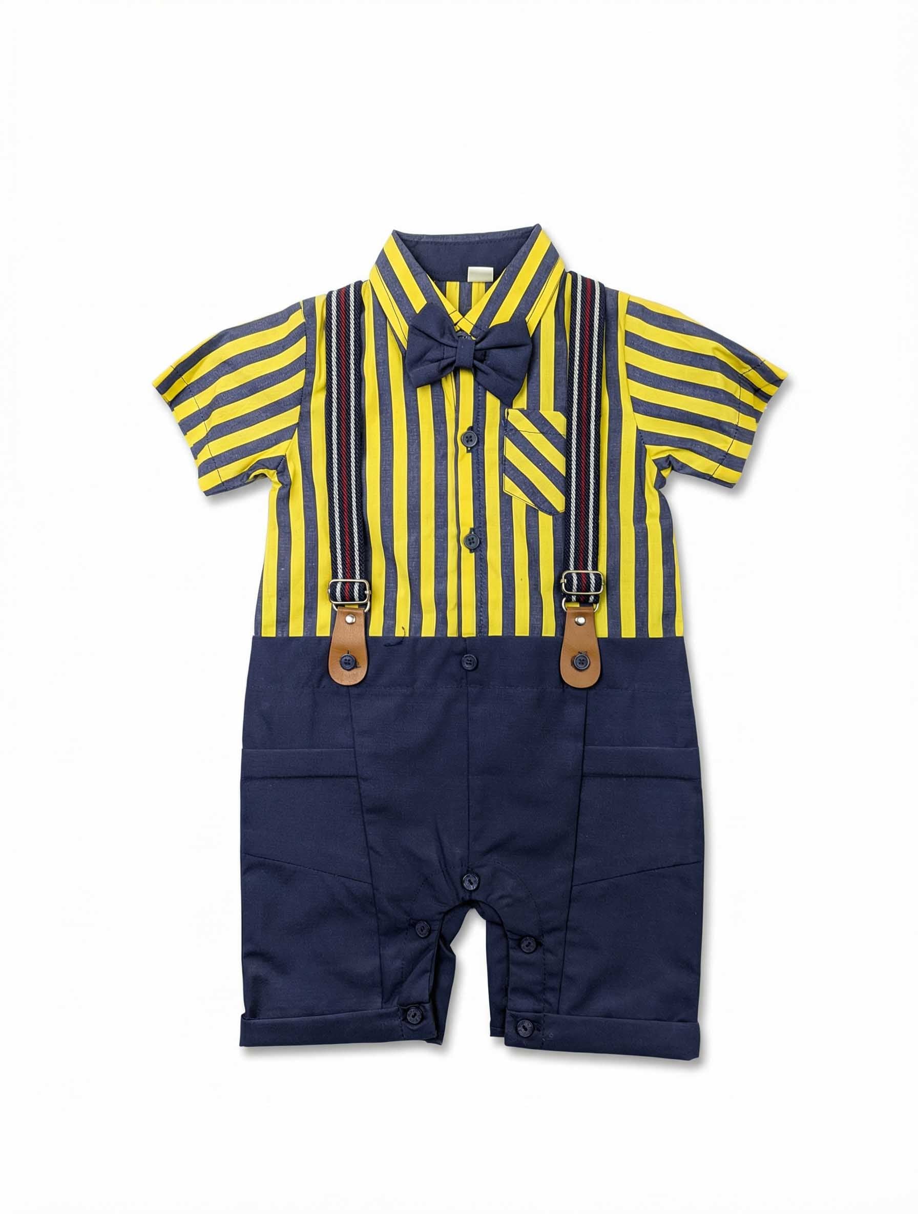 Blue and Yellow  Suspenders suits | Kidzaar