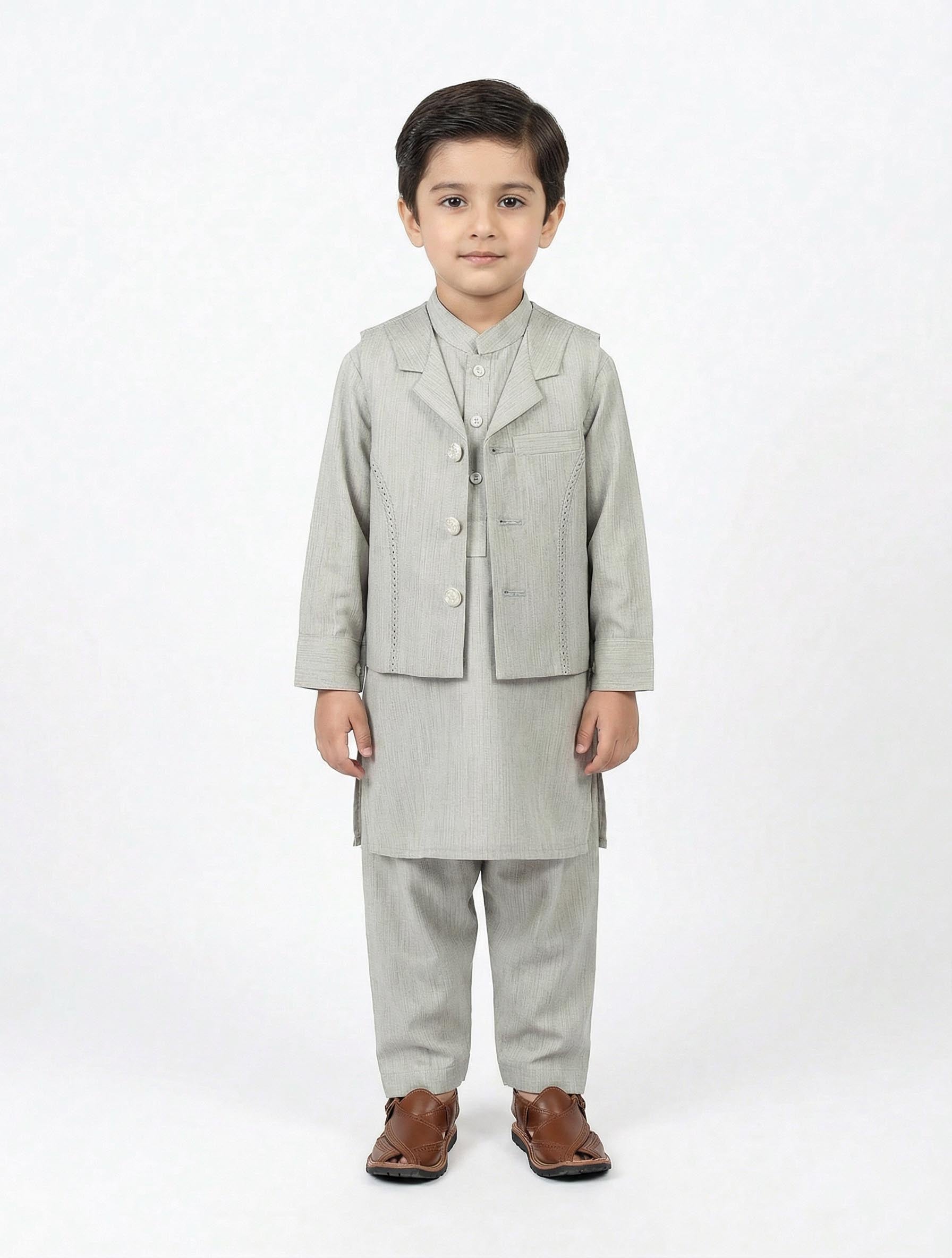 Boys Traditional Kurta & Waistcoat Set | KidZaar