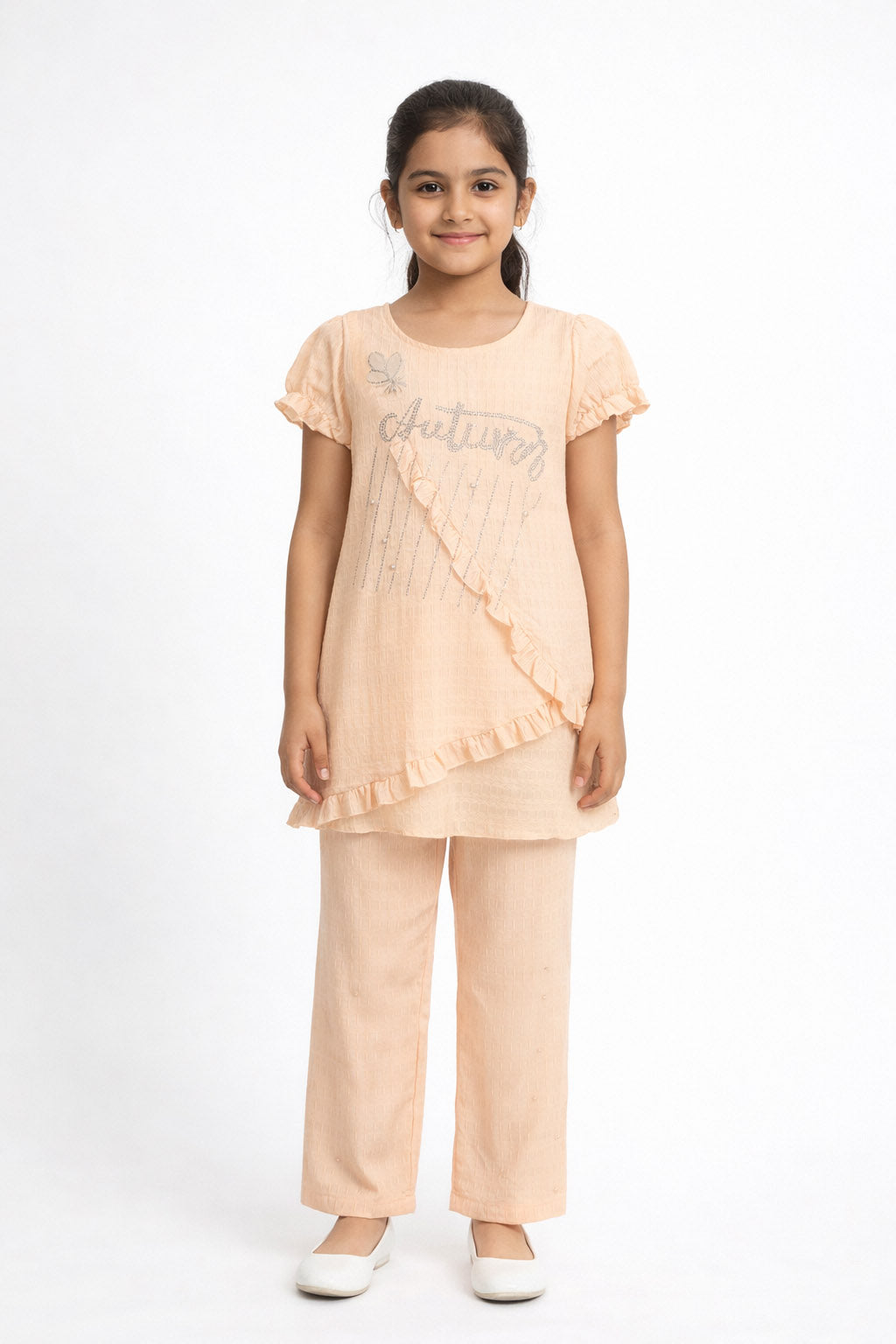 Girls Top & Trouser Set | Soft Summer Outfit for Kids