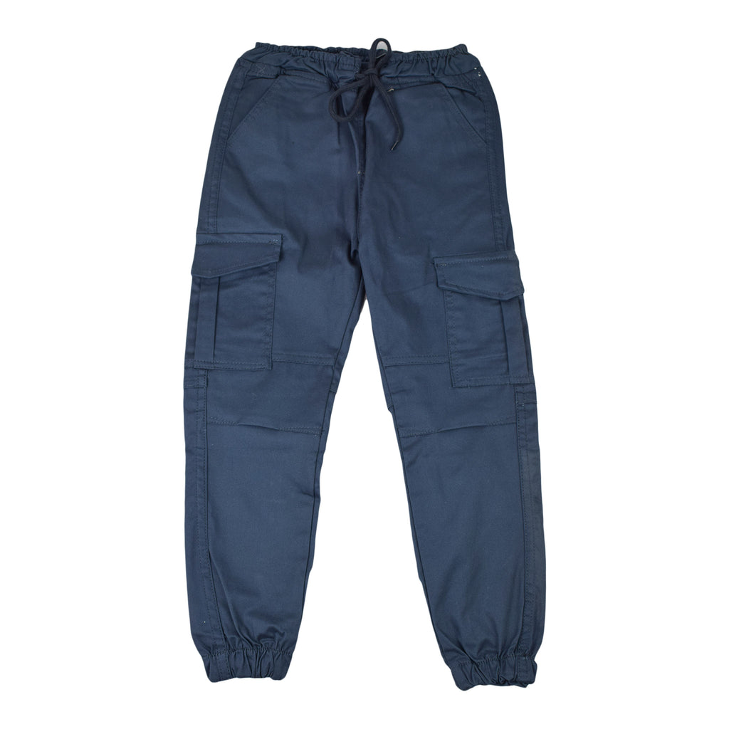 Cargo Jogger Pants | Drawstring Elastic Waist Utility Trousers