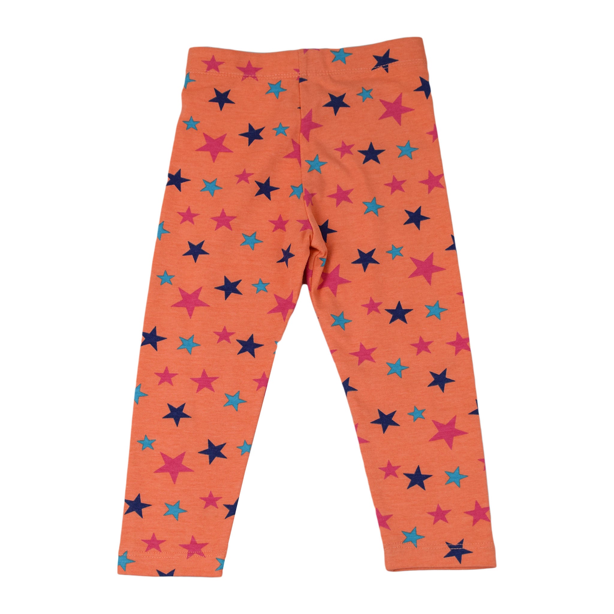 Girls Star Print Leggings | Soft Stretch Cotton Pants for Kids