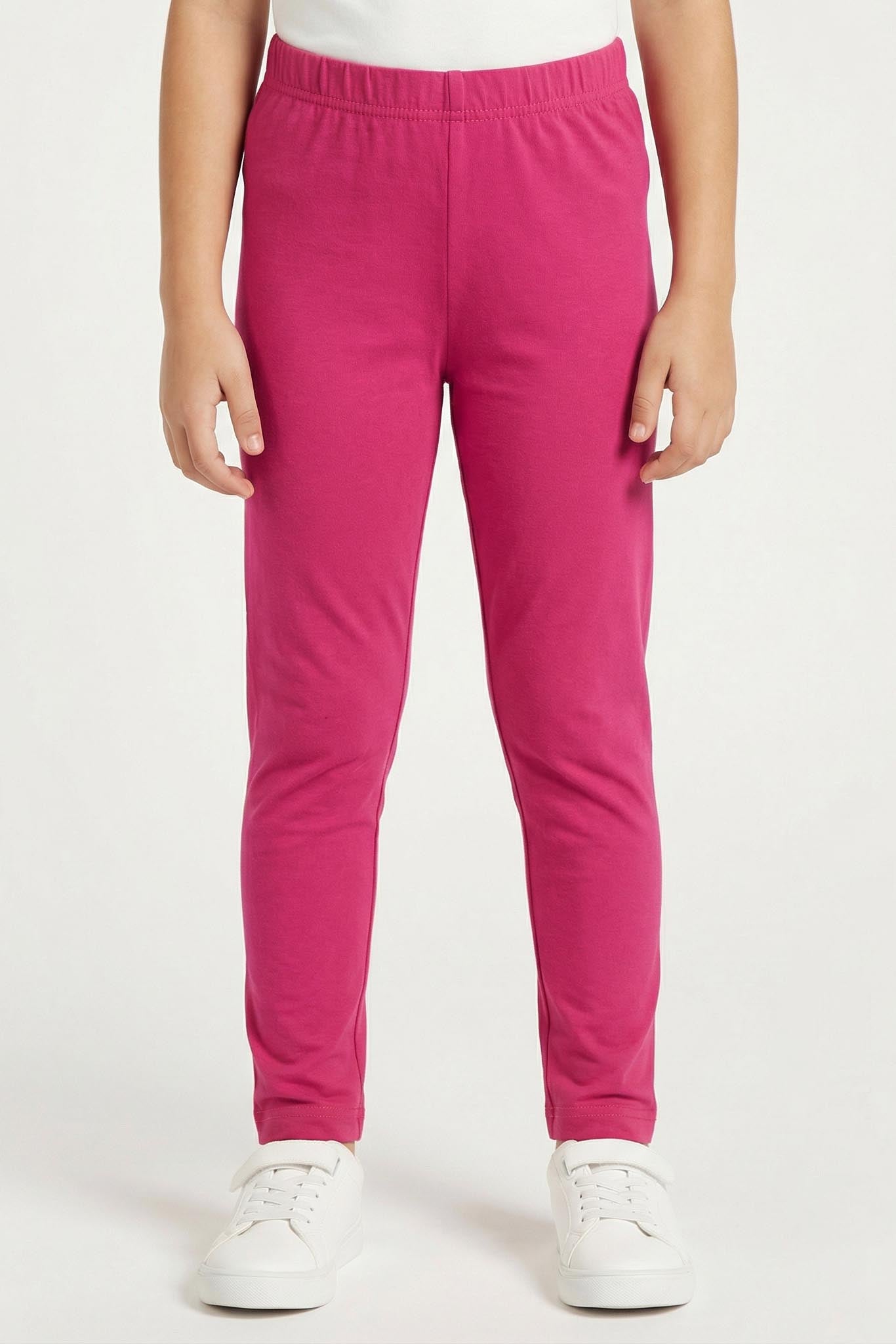 Girls Cotton Leggings | Soft & Comfortable Everyday Bottom Wear